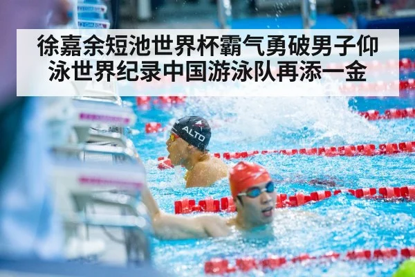 徐嘉余短池世界杯霸气勇破男子仰泳世界纪录中国游泳队再添一金